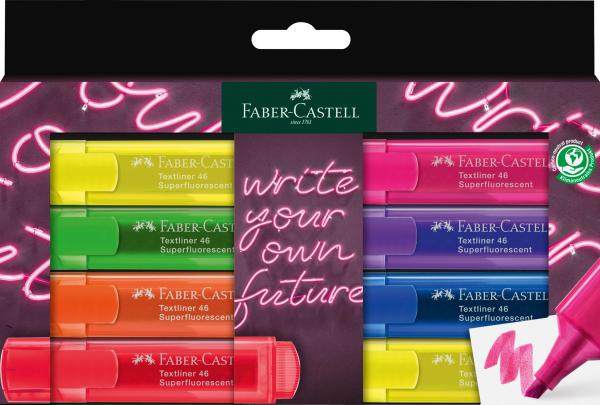 Faber-castell textliner tl 46 254601 8er etui genz - Faber-castell-254601-4005402546015
