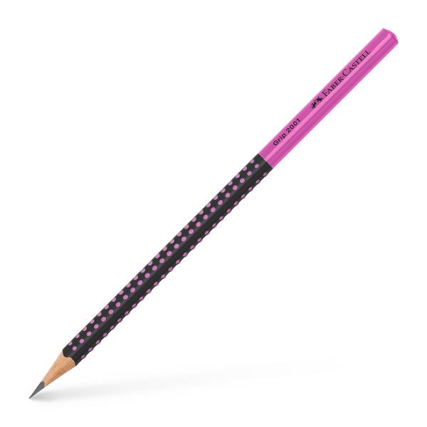 Faber-castell bleistift grip 2001 hb 517011 two tone schwarz/pink - Faber-castell-517011-4005405170118-02.jpg