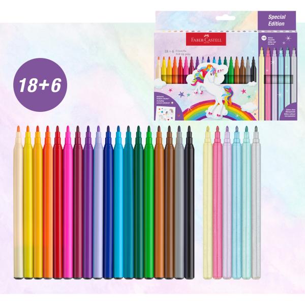 Faber-castell filzstifte einhorn 554221 inkl. sticker 24 stück - Faber-castell-554221-4005405542212-03.jpg