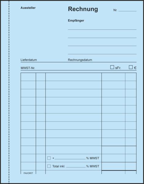 Favorit formularbuch rechnungen a6 9201 ok durchschreibepapier 50x2 blatt - Favorit-9201-ok-7612149047476-02.jpg