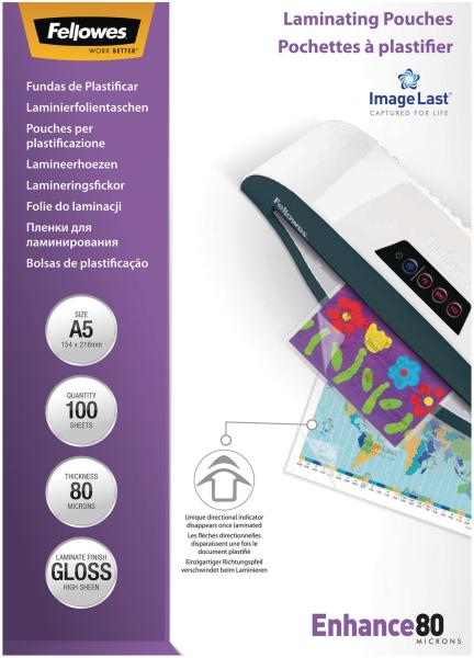 Fellowes laminiertasche a5 5306002 glanz, 80my 100 stk - Fellowes-5306002-0077511530609-03.jpg