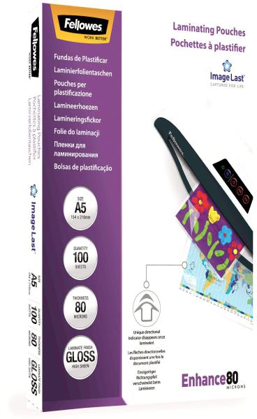Fellowes laminiertasche a5 5306002 glanz, 80my 100 stk - Fellowes-5306002-0077511530609-04.jpg