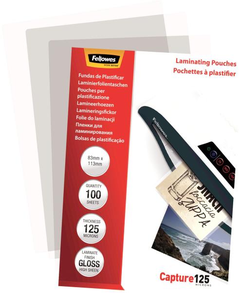 Fellowes folientasche 125mic 83x113mm 5307101 glossy 100 stück - Fellowes-5307101-0077511530715-04.jpg