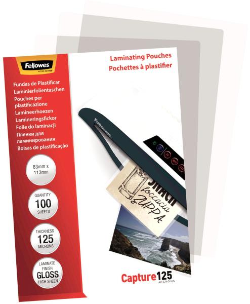 Fellowes folientasche 125mic 83x113mm 5307101 glossy 100 stück - Fellowes-5307101-0077511530715-05.jpg