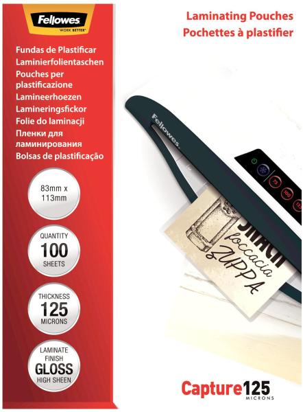 Fellowes folientasche 125mic 83x113mm 5307101 glossy 100 stück - Fellowes-5307101-0077511530715-06.jpg