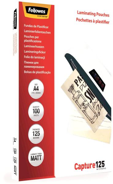 Fellowes laminiertasche a4 5328502 matt, 125my 100 stk - Fellowes-5328502-0043859641482-04.jpg