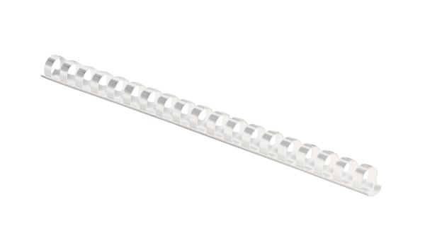 Fellowes plastikbinderücken 8mm a4 5345406 weiss, rund 100 stück - Fellowes-5345406-0077511534546