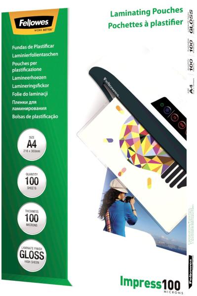 Fellowes laminiertasche a4 5351111 glanz, 100my 100 stk - Fellowes-5351111-0077511535116-02.jpg