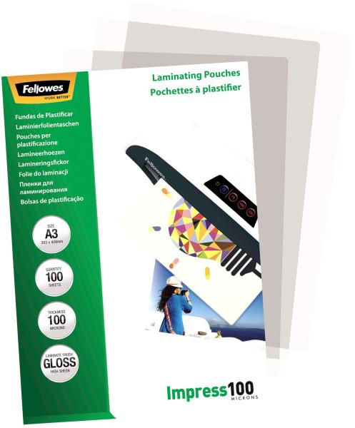 Fellowes laminiertasche a3 5351205 glanz, 100my 100 stk - Fellowes-5351205-0077511535123-03.jpg