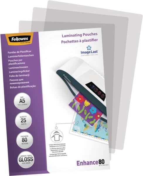 Fellowes laminiertasche a5 5396003 glanz, 80my 25 stk - Fellowes-5396003-0077511539602-02.jpg