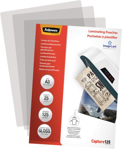 Fellowes laminiertasche a3 5396501 glanz, 125my 25 stk - Fellowes-5396501-0077511539657-02.jpg
