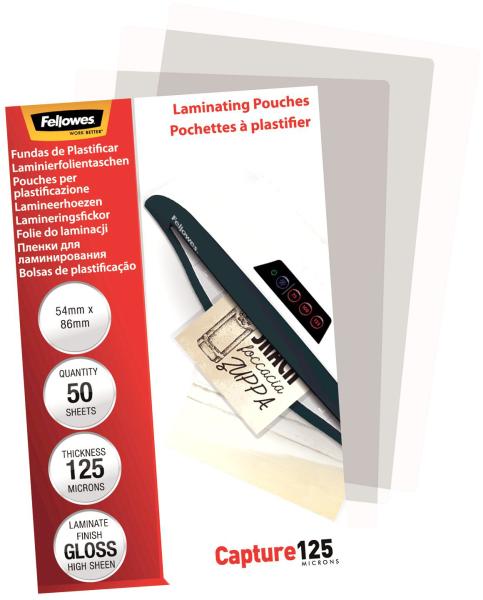 Fellowes laminiertasche 54x86mm 5396602 glanz, 125my 50 stk - Fellowes-5396602-0077511539664-02.jpg