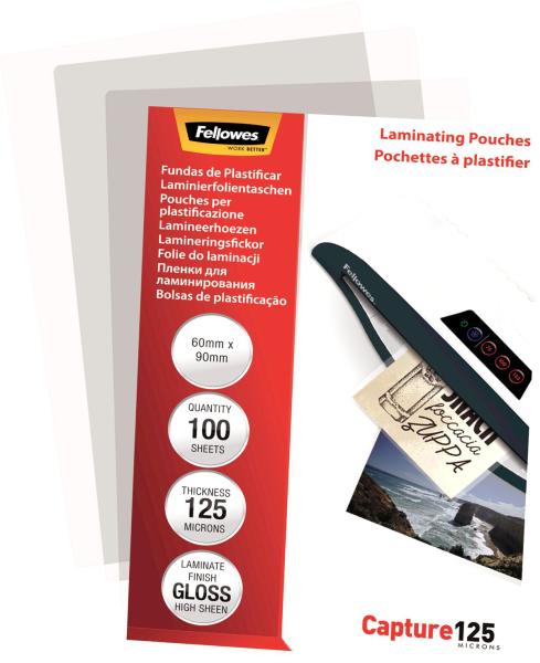 Fellowes laminiertasche 60x90mm 5397402 glanz, 125my 100 stk - Fellowes-5397402-0043859526338-02.jpg