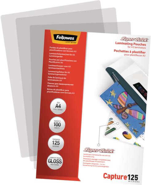 Fellowes laminiertasche a4 5440101 glanz, 125my 100 stk - Fellowes-5440101-0077511544019-02.jpg