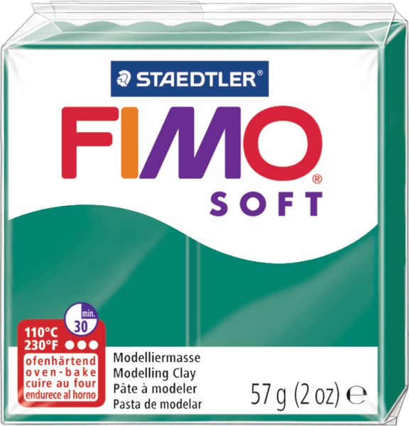 Fimo knete soft 57g 8020-56 grün - Fimo-8020-56-4006608809713