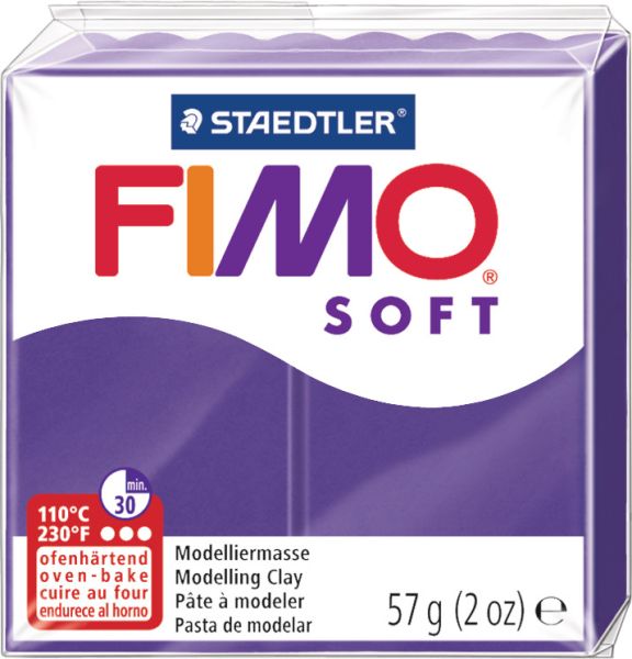 Fimo knete soft 57g 8020-61 violett - Fimo-8020-61-4006608809737