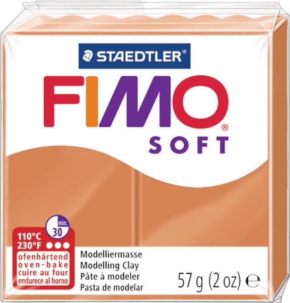 Fimo knete soft 57g 8020-7 caramel - Fimo-8020-7-4006608809799
