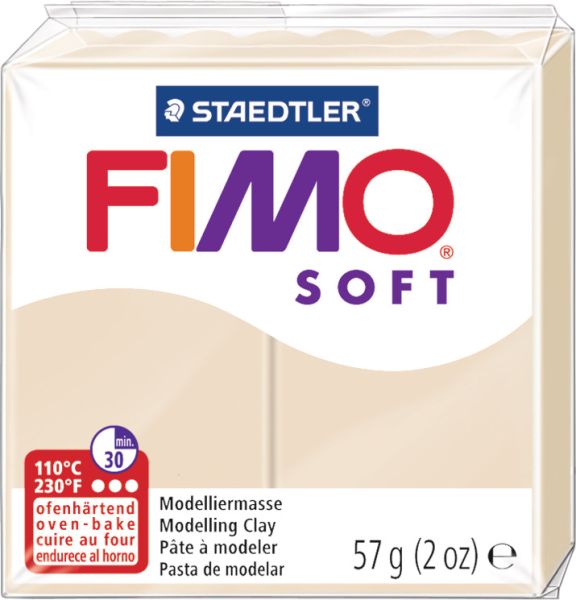 Fimo knete soft 57g 8020-70 sahara - Fimo-8020-70-4006608809812