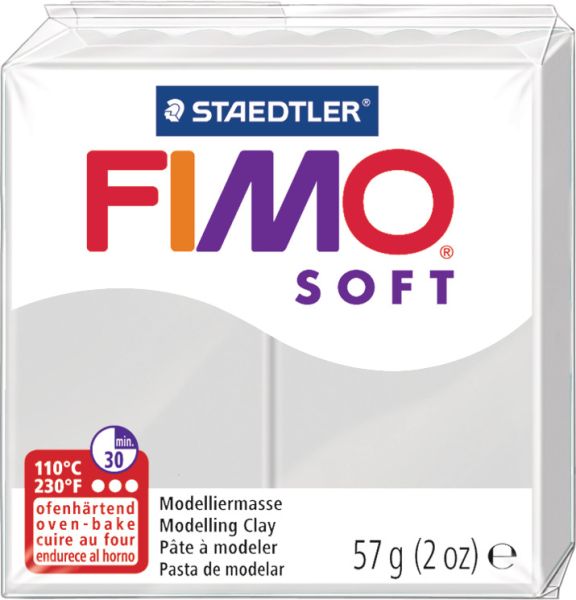 Fimo knete soft 57g 8020-80 grau - Fimo-8020-80-4006608809874