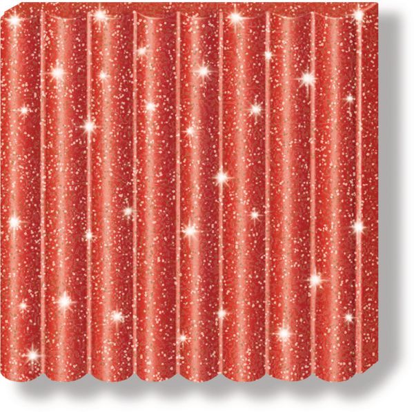 Fimo knete kids 42g 8030-212 rot glitzer - Fimo-8030-212-4007817804933