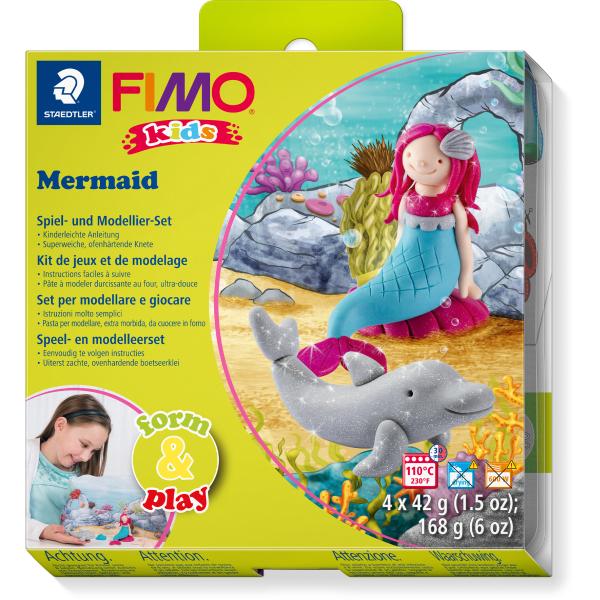 Fimo kids form&play 4x42g 803412ly set mermaid - Fimo-803412ly-4007817806241