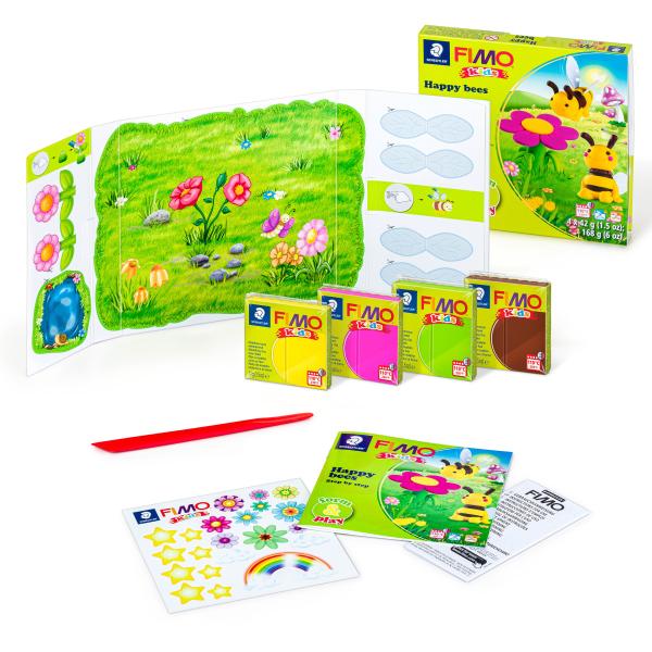 Fimo kids form&play 4x42g 803427ly set happy bees - Fimo-803427ly-4007817066508-02.jpg