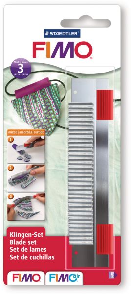 Fimo klingen-set mixed 870004 3-teilig - Fimo-870004-4006608800307