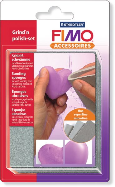 Fimo schleifschwamm set 870008 3-teilig - Fimo-870008-4007817870006