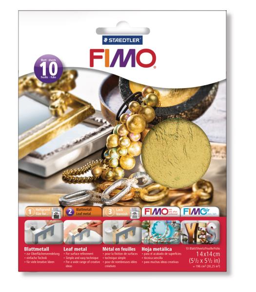 Fimo blattmetall 14x14cm 8781-11 gold - Fimo-8781-11-4007817014837