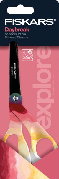 Fiskars schere daybreak 21cm 1066463 rot/gelbfür rechtshänder - Fiskars-1066463-6424002016434