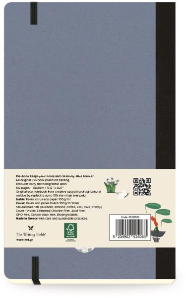 Flexbook notebook ecosmiles 21.0012 liniert 13x21 cm lavender - Flexbook-21.0012-5204902524083-02.jpg