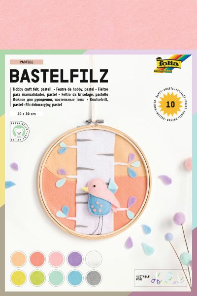 Folia bastelfilz 150g,20x30cm 520495 pastell - Folia-520495-4001868104097