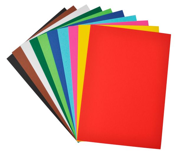 Folia fotokarton a4 614/50 09 300g, ass. 10x5 blatt - Folia-614-50-09-4001868614091