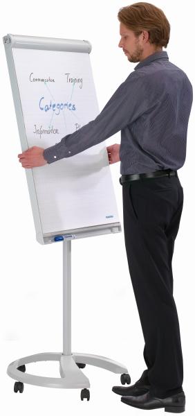 Franken flipchart deluxe 67x95cm fc81 mobil, hellgrau - Franken-fc81-4016946211451-03.jpg