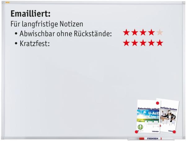 Franken whiteboard 90x120cm sc3203 x-tra!line emailliert - Franken-sc3203-4016946705745