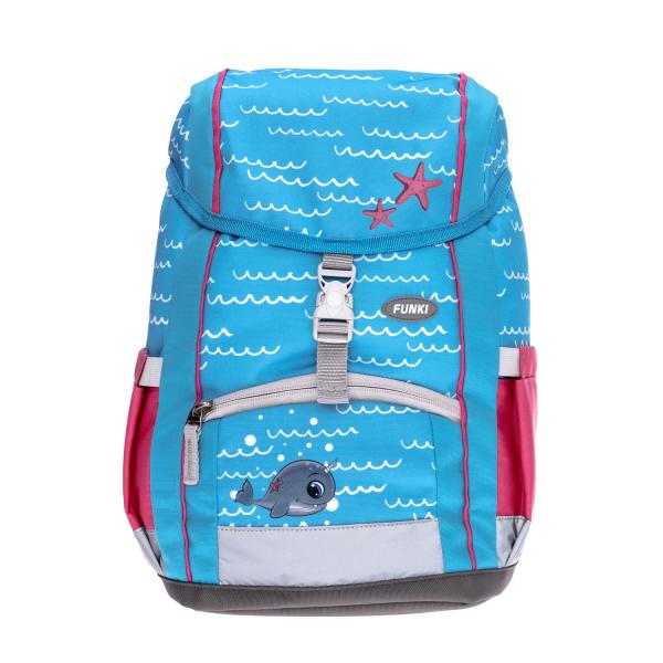 Funki kinder-rucksack türkis 6025.002 funny whale a4 plus - Funki-6025002-7611468084902