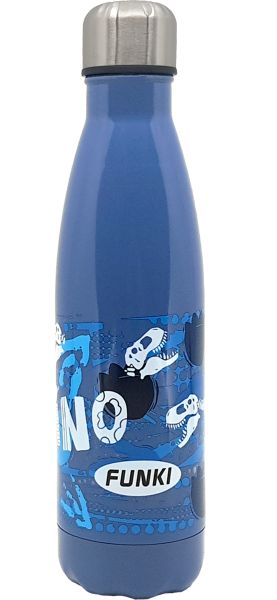 Funki trinkflasche 0.5l dino 6065.002 blau 220x66mm - Funki-6065002-7611468084377
