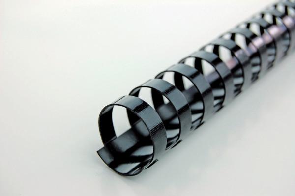 Gbc plastikbindrücken 10mm a4 4028175 schwarz, 21 ringe 100 stück - Gbc-4028175-0033816097032