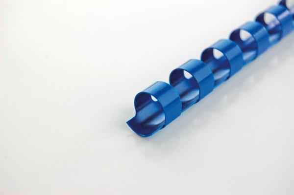 Gbc plastikbindrücken 6mm a4 4028233 blau, 21 ringe 100 stück - Gbc-4028233-0033816097469