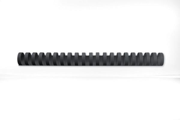 Gbc plastikbindrücken 22mm a4 4028602 schwarz, 21 ringe 100 stück - Gbc-4028602-0033816048133