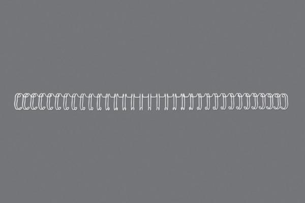 Gbc drahtbinderücken 9.5mm a4 rg810670 weiss, 34 ringe 100 stück - Gbc-rg810670-5019577190262