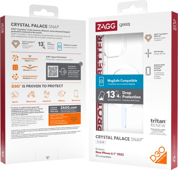 Gear4 crystal palace cases snap 702010021 iphone 14/13,clear - Gear4-702010021-0840056165427-04.jpg