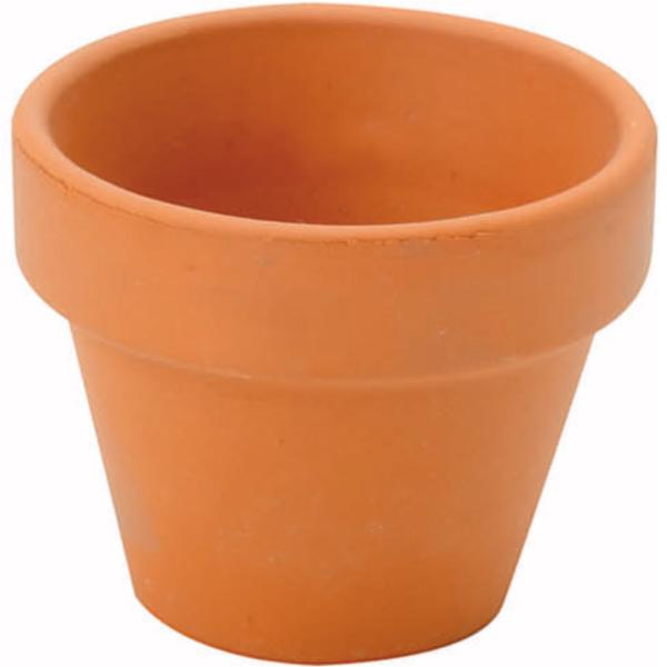 GLOREX Tontopf terracotta 4cm 62300804 10 Stück