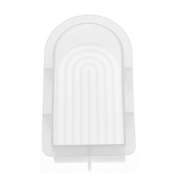 Glorex kerzengiessform 12x6x3.7cm 69732090 bogen klein - Glorex-69732090-7610877601700