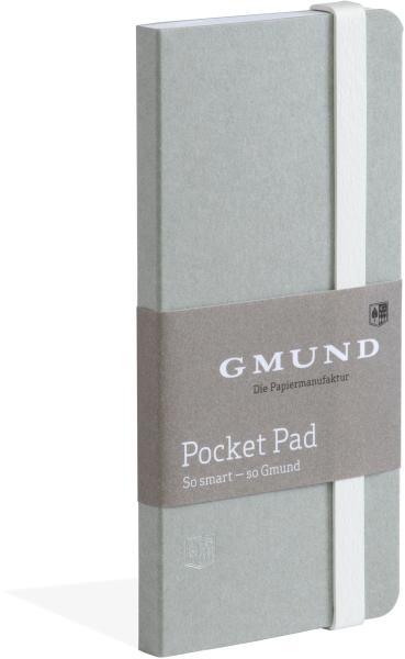 Gmund pocket pad 6.7x13.8cm 38077 dust, blanko 100 seiten - Gmund-38077-4049574038077