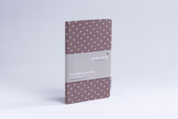 Gmund bavarian book 13.5x20cm 39470 braun, dotted 112 seiten - Gmund-39470-4049574039470