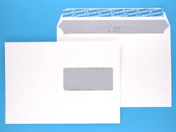 Goessler couvert g-line m/fenster c5 2061 100g, weiss 500 stück - Goessler-2061-7640126612010
