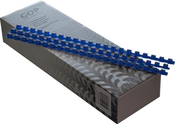 Gop plastikbinderücken 020729 8mm, blau 100 stück - Gop-020729-7640172353165