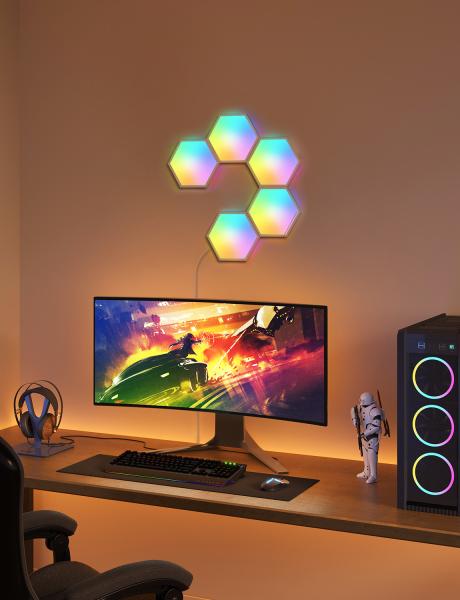 Govee glide hexa light panels b6061 5 stück - Govee-b6061-6974316994251-04.jpg
