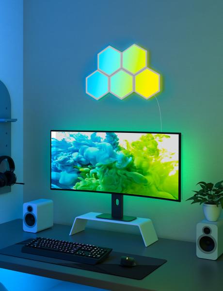 Govee glide hexa light panels b6061 5 stück - Govee-b6061-6974316994251-05.jpg